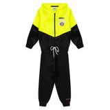 Conjunto Infantil Menino Inverno Esportivo Nba - Team 56 - Amarelo Neon E Preto