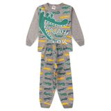 Pijama Infantil Meia Estação Menino - Jacaré - Cinza