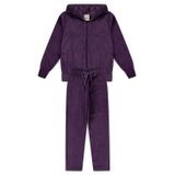 Conjunto Infantil Menina Plush - Roxo