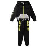 Conjunto Infantil Menino Inverno Esportivo Nba - Game On - Preto