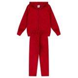 Conjunto Infantil Menina Plush - Vermelho