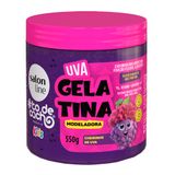 Gelatina Salon Line To De Cachos Kids Modeladora Cheirinho De Uva 550g