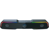 Soundbar Gamer Usb Rgb 6w Rms Black Hawk Fortrek Preto