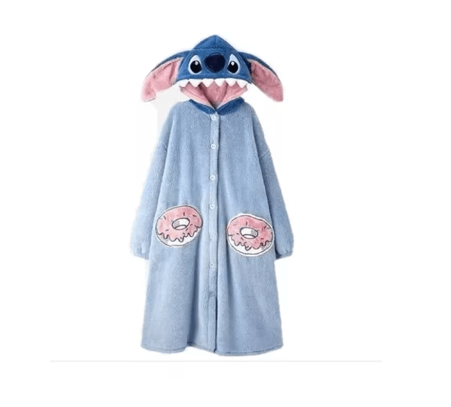 Macacão De Pijama Kigurumi Stitch, Cosplay Para Adultos