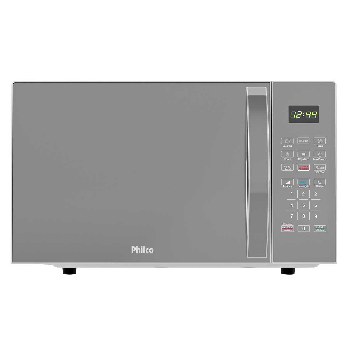 Micro-ondas Philco Pmo28s 25 Litros Espelhado/Prata 110V - 6 Receitas Pré-programadas