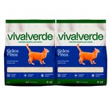 Kit 2 Areia Higiênica Biodegradável Limpeza Plena Viva Verde 4 Kg