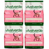 Kit 4 Areia Higiênica Para Gatos Biodegradável Descomplicada Viva Verde 4kg