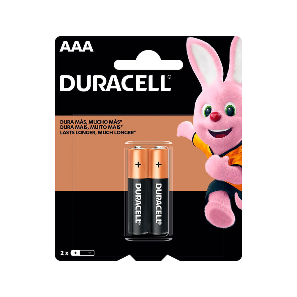 Pilha Alcalina Duracell Aaa Mn2400 C/ 2 Unidades - Ac2475