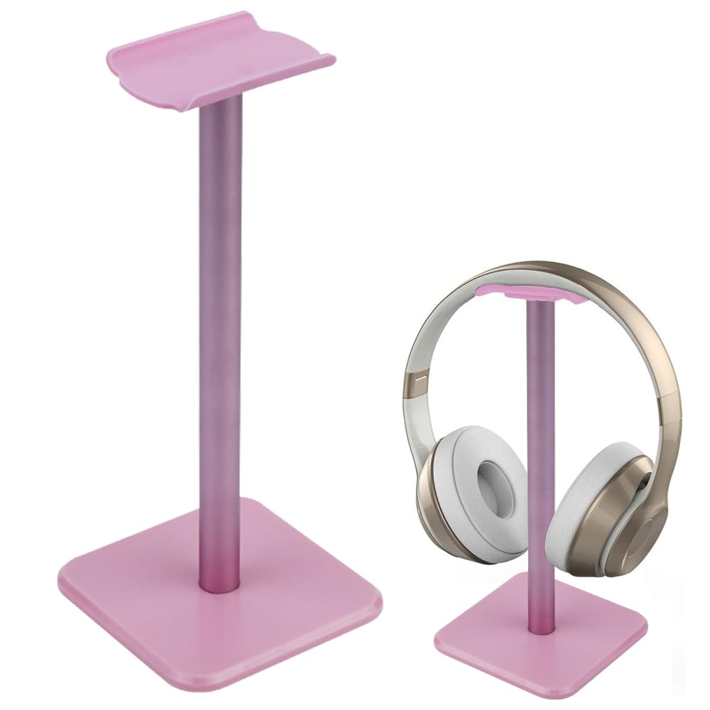 Suporte Para Fone De Ouvido Deear Gaming Headset Holder Alumínio Rosa