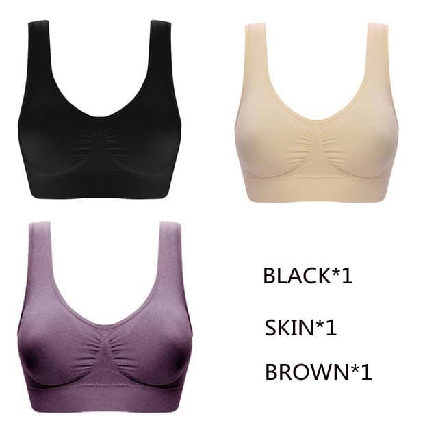 Conjunto De Sutiãs Jerrinut De 3 Peças Sexy Push Up Bralette Para Mulheres