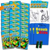 Conjunto De Lembrancinhas De Festa Beach Kids Teenage Mutant Ninja Turtles