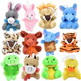 Conjunto De Brinquedos De Pelúcia Cemirk Mini Animal Perfect Party Favors Kids 4