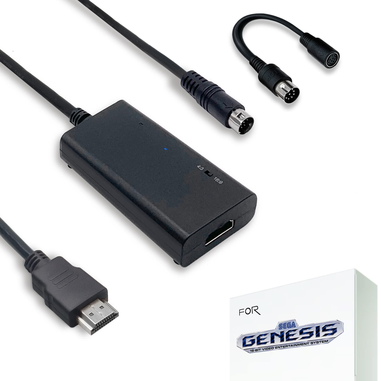 Cabo Hdmi Levelhike Hd Link Para Sega Genesis Modelo 1/2/3