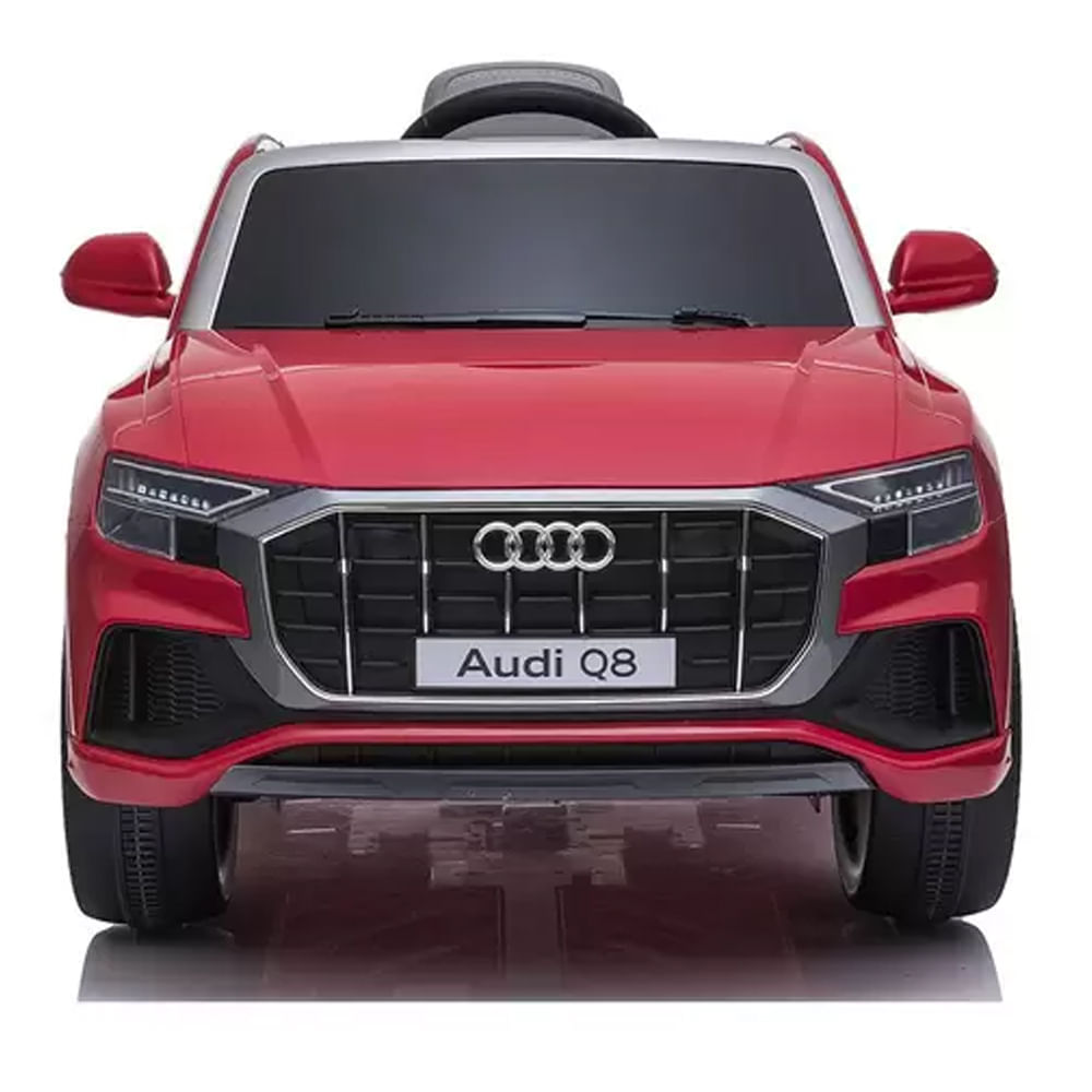 Carrinho Infantil Elétrico Audi Q8 12v Com Controle Remoto Vermelho