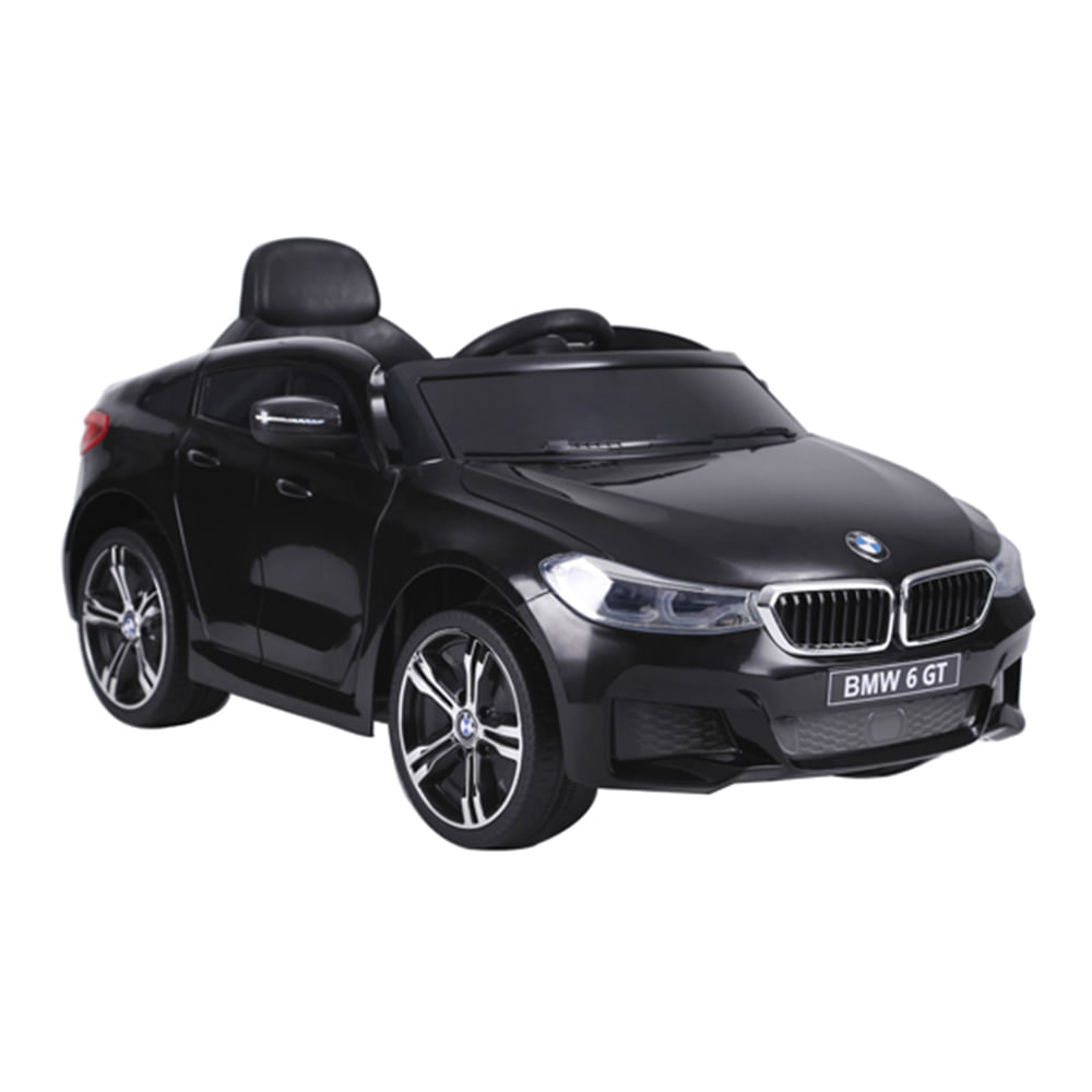 Carrinho Infantil Elétrico Bmw Gt 12v Com Controle Remoto Preto