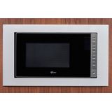 Micro-ondas Fischer Fit Line Embutir 25 Litros Moldura Branca 34910
