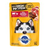 Ração Pedigree High Protein Adulto Carne E Frengo Sache - Embalagem Com 20 Unidades