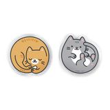 Almofadas De Olhos Genuínas Fred Chill Out Kittens, Pacote Com 2
