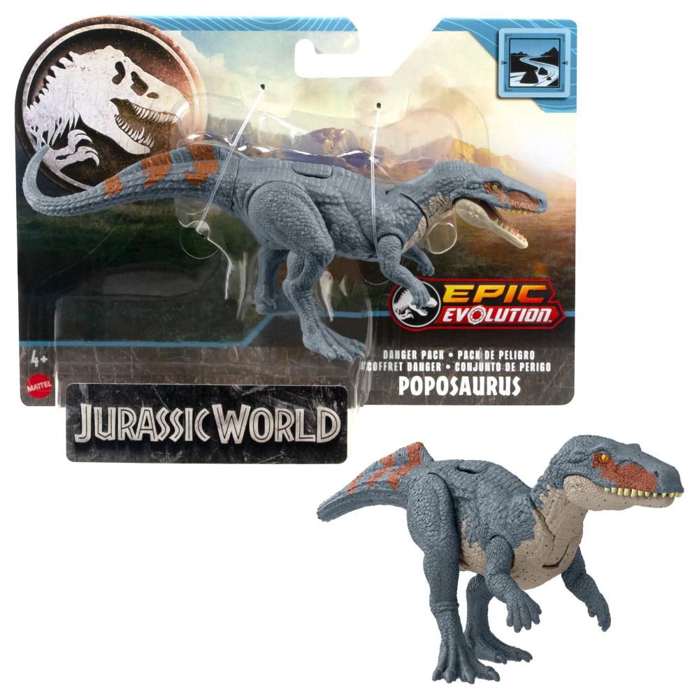 Jurassic World Dinossauro Poposaurus Perigo - Mattel