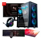 Kit Pc Gamer Amd Ryzen 5 5500 16gb (rtx 3060 12gb) Ssd 480gb M.2 600w 80 Plus + Monitor 21,5 By Italo Canella- Nli86298 U Unica Unica