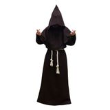 Roupão De Halloween Com Capuz, Traje De Cosplay, Terno De Monge