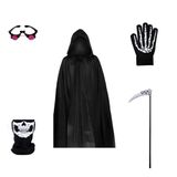 Roupa Unissex Cloak Wizard Witch Mantle Para Crianças