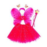 Fantasia Butterfly Fairy Wings Para Festa De Aniversário Infantil