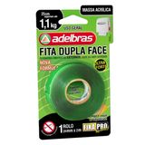 Fita Dupla Face 24mm X 2m Adelbras Transparente Acrilica Pro