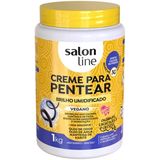 Creme Para Pentear Salon Line Brilho Umidificado 1kg