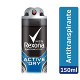 Desodorante Aerosol Rexona Active Dry Men 150ml