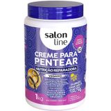 Creme Para Pentear Salon Line Nutrição Reparadora Cachos 1kg