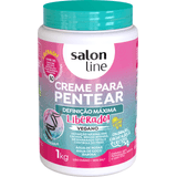 Creme Para Pentear Salon Line Definição Máx Liberado Cachos  1kg