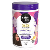 Ativador De Cachos Salon Line Sos Cachos Super Óleos Nutritivo 1kg Salon Line Sos Cachos Super Óleos Nutritivo Ativador 1kg