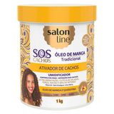 Ativador De Cachos Salon Line Sos Cachos Óleo De Manga  1kg