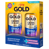 Kit Niely Gold Shampoo 275ml+ Condicionador 175ml Cachos Do Seu Jeito