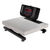 Balança Digital De Plataforma Balmak Serie Mini Inox 120kg Remoto Com Bateria K-120ib-1/m