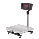 Balança Digital De Plataforma Balmak Serie Mini Inox 120kg Coluna Com Bateria K-120icb-1/m