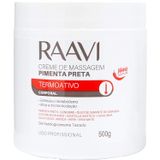 Creme De Massagem Raavi Pimenta Negra 500g