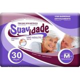 Fralda Geriátrica Suavidade Mega M Com 30 Unidades