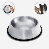 Comedouro Bebedouro Tigela Para Ração Água Inox Cães E Gatos Antiderrapante Cão Cachorro Pet Pote