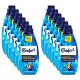 Amaciante Comfort Concentrado Frescor Intenso 1l Embalagem C/ 12 Unidades