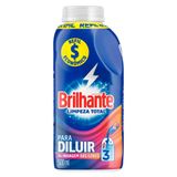 Sabão Líquido Brilhante Para Diluir Limpeza Total Refil 500ml - Embalagem Com 12 Unidades