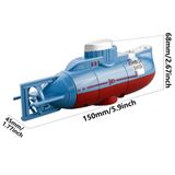 Barco Bote De Controle Remoto Rc Submarine Mini De 6 Canais
