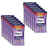 Amaciante Comfort Concentrado Lavanda Refil 900ml - Embalagem Com 12 Unidades