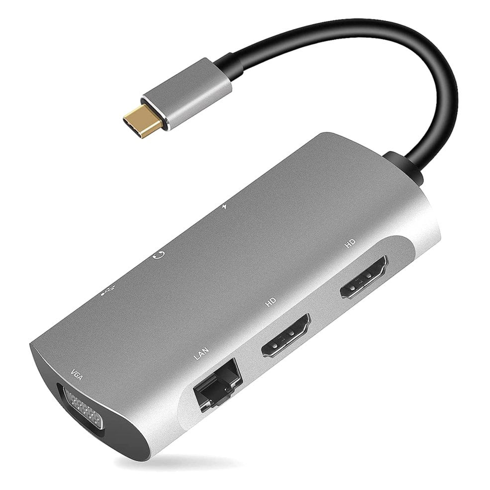 Adaptador Usb C Para Estação De Ancoragem Para Laptop, Monitores Duplos, 100w Pd