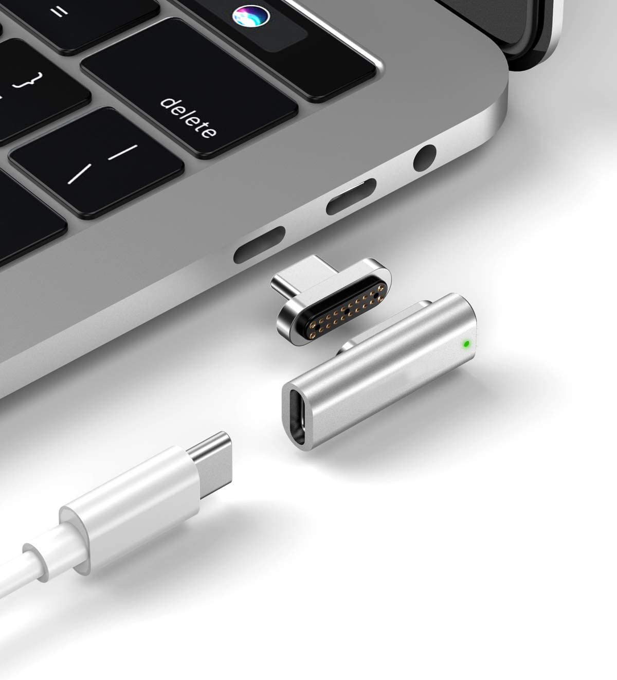 Adaptador Usb Tipo C Magnético De 100 W Para Macbook Pro Com 20 Pinos