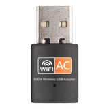 Adaptador Wifi Usb Sem Fio Dongle De Banda Dupla De 600 Mbps