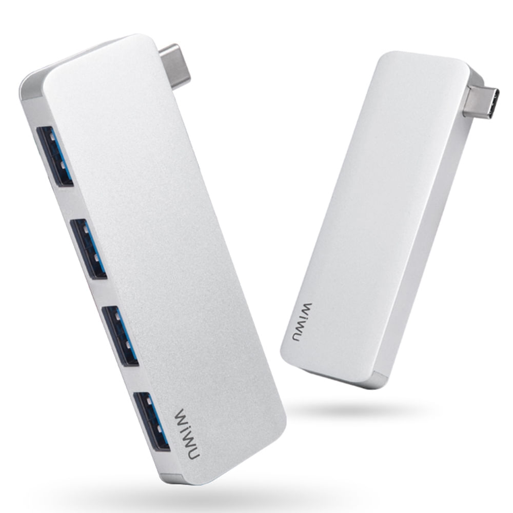 Hub De Expansão Wiwu T6s 4 Em 1 Tipo C/usb-c Multifuncional