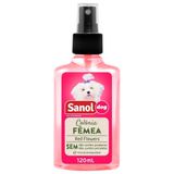 Colônia Perfume Fêmea Red Flowers Sanol Dog 120ml