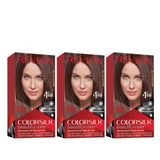 Cor De Cabelo Revlon Colorsilk 27 Deep Rich Brown 130ml X3